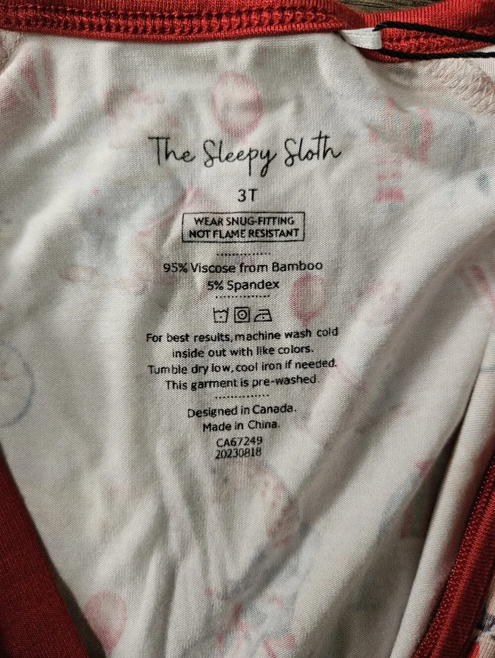 The Sleepy Sloth Horror Circus 3T Zippy